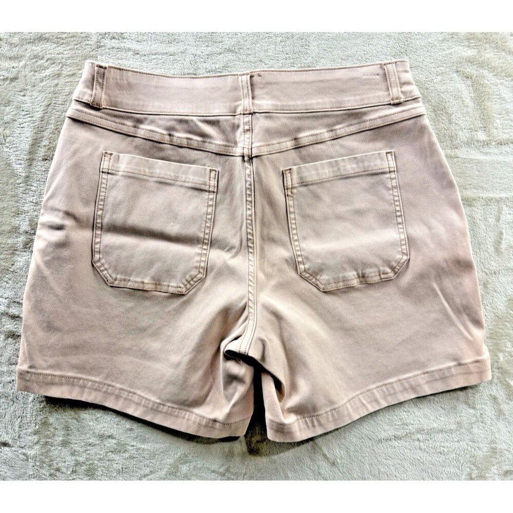 Spanx Pull-on Stretch Twill Shorts Women’s Medium Pale Pink - Picture 8 of 9